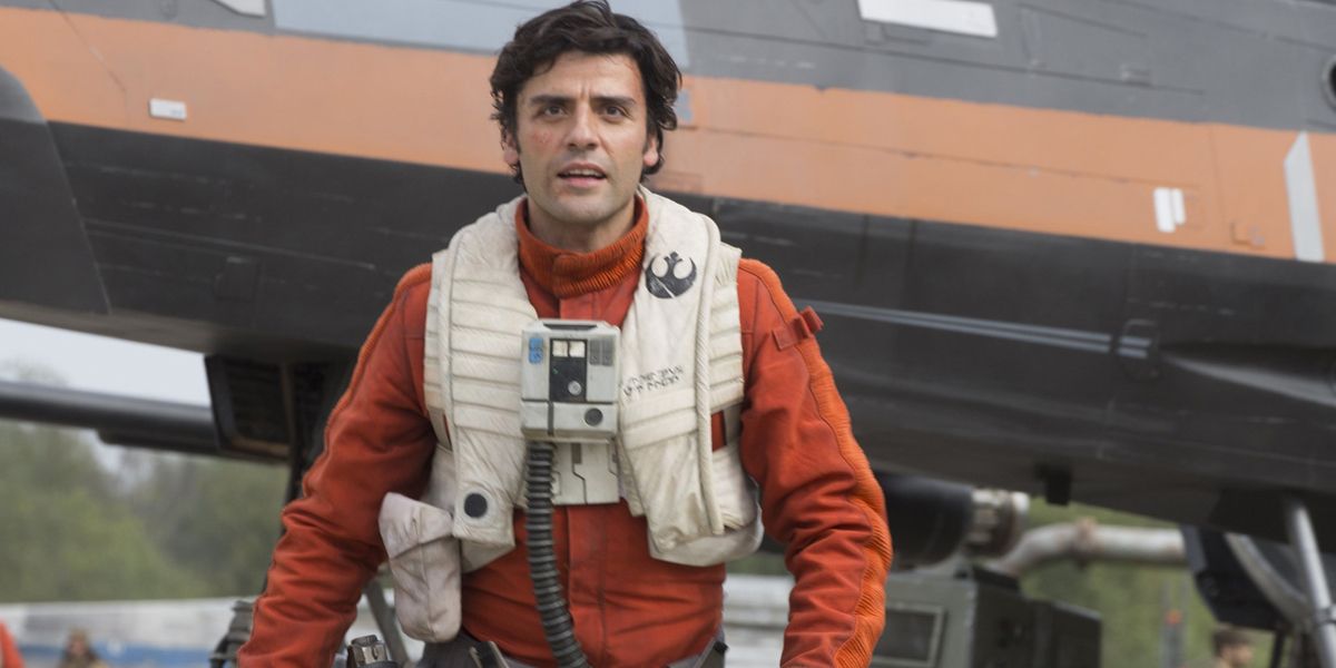 Oscar Isaac as Poe Dameron in Star Wars The Force Awakens