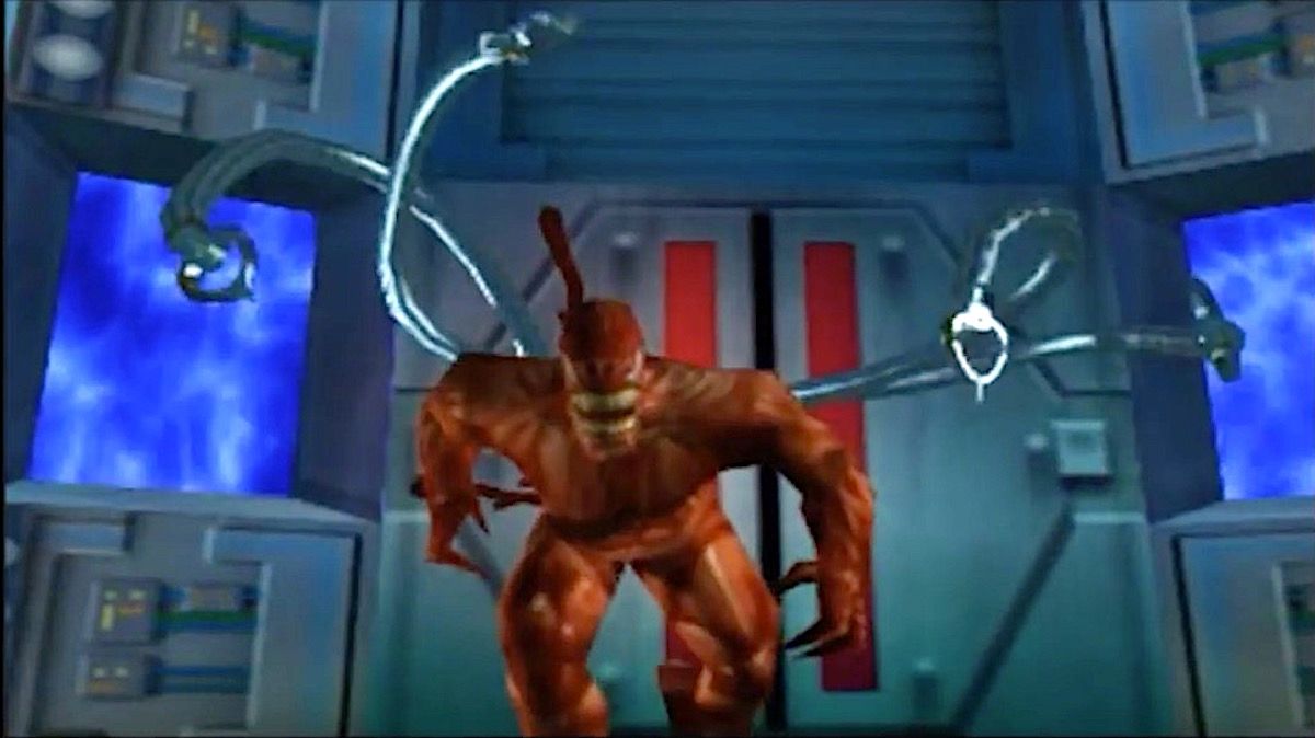 Otto Octavius as Carnage in the Spider-Man video game