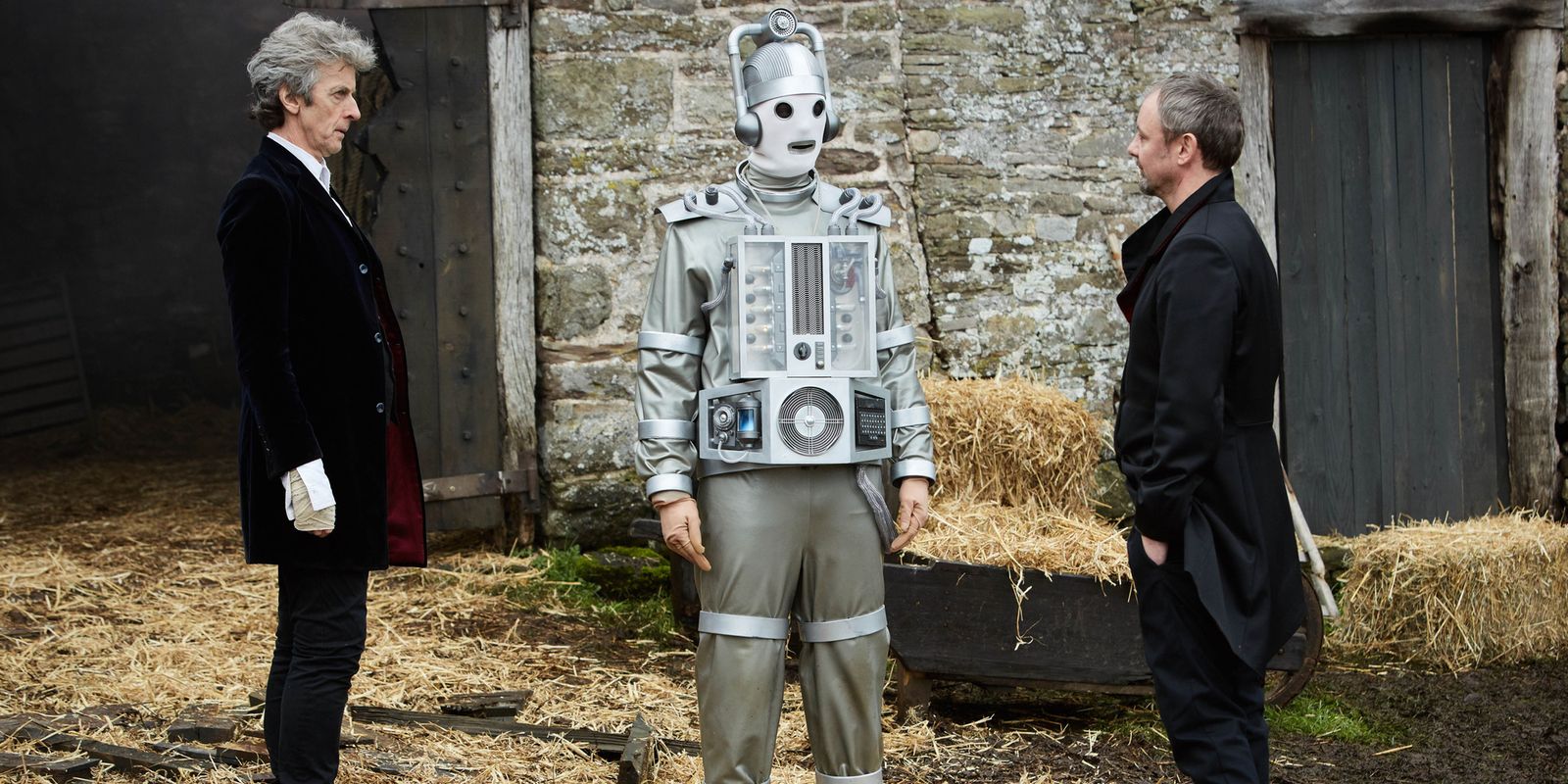 Peter Capaldi and John Simm in Doctor Who Season 10 Finale