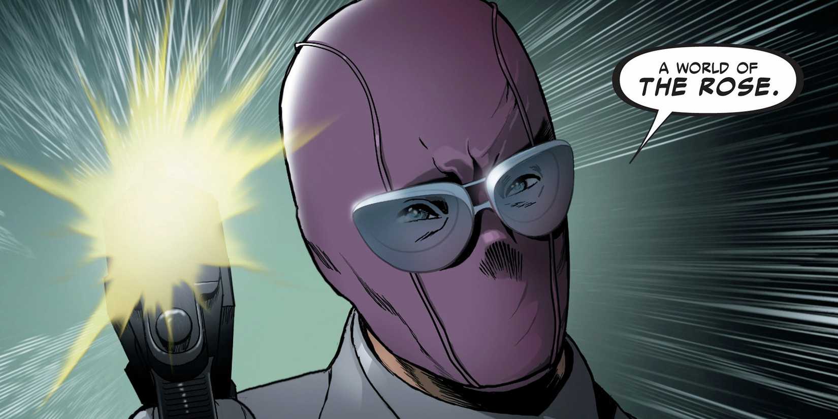 Richard Fisk as the Rose on Earth 616