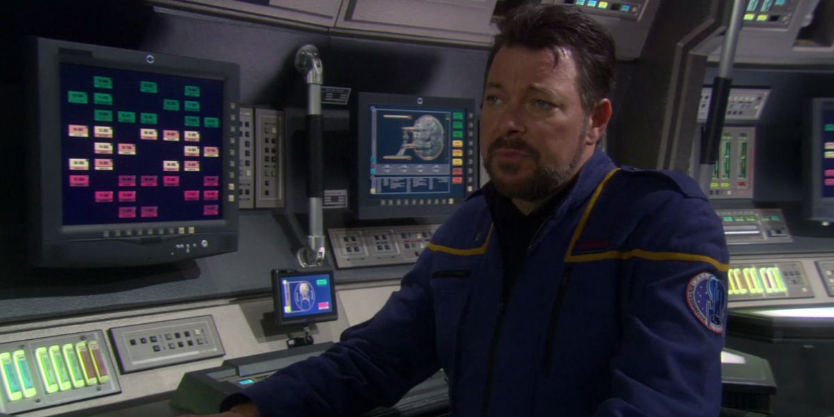 Riker  in the Star Trek Enterprise finale