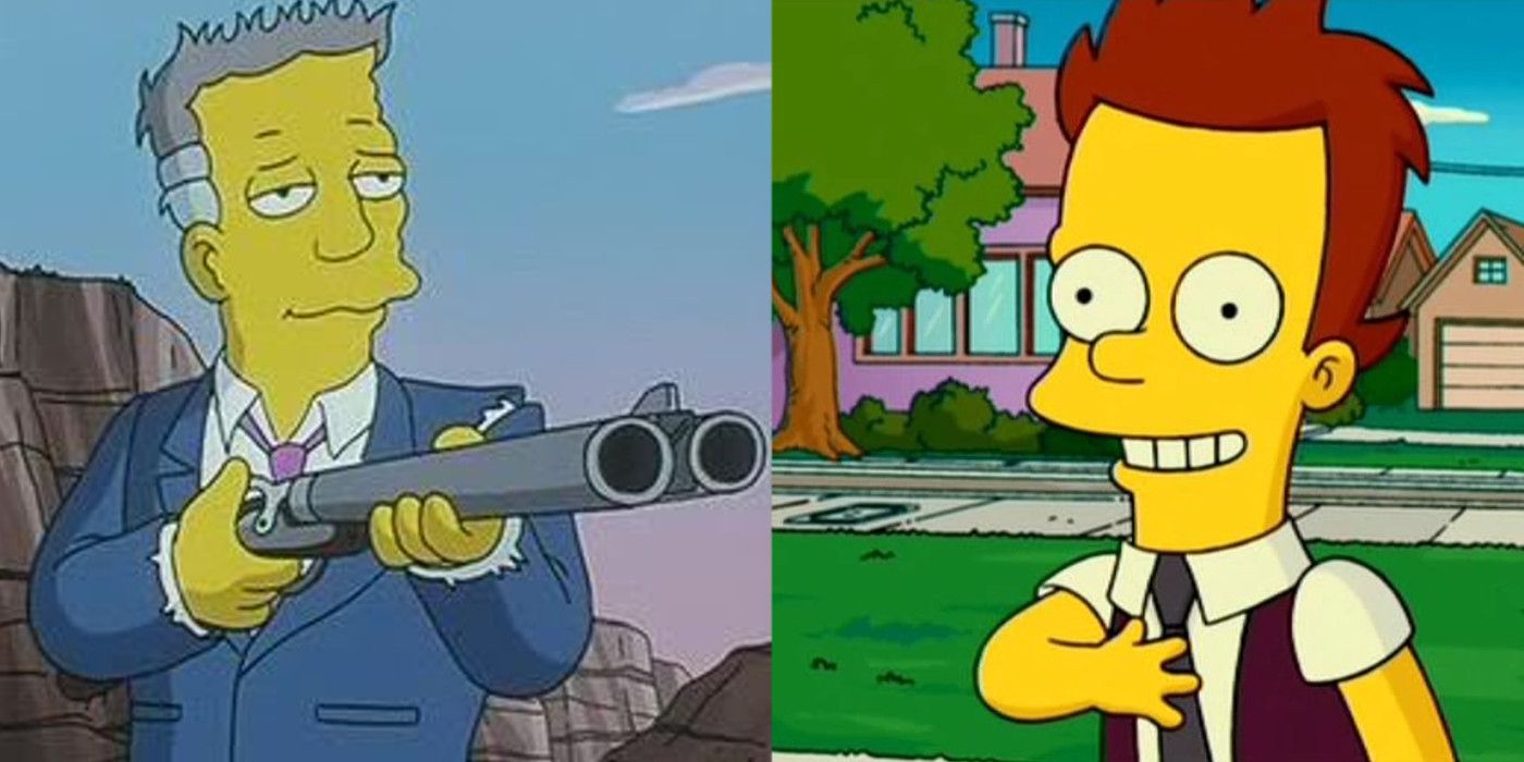 Russ Cargill and Colin in The Simpsons Movie