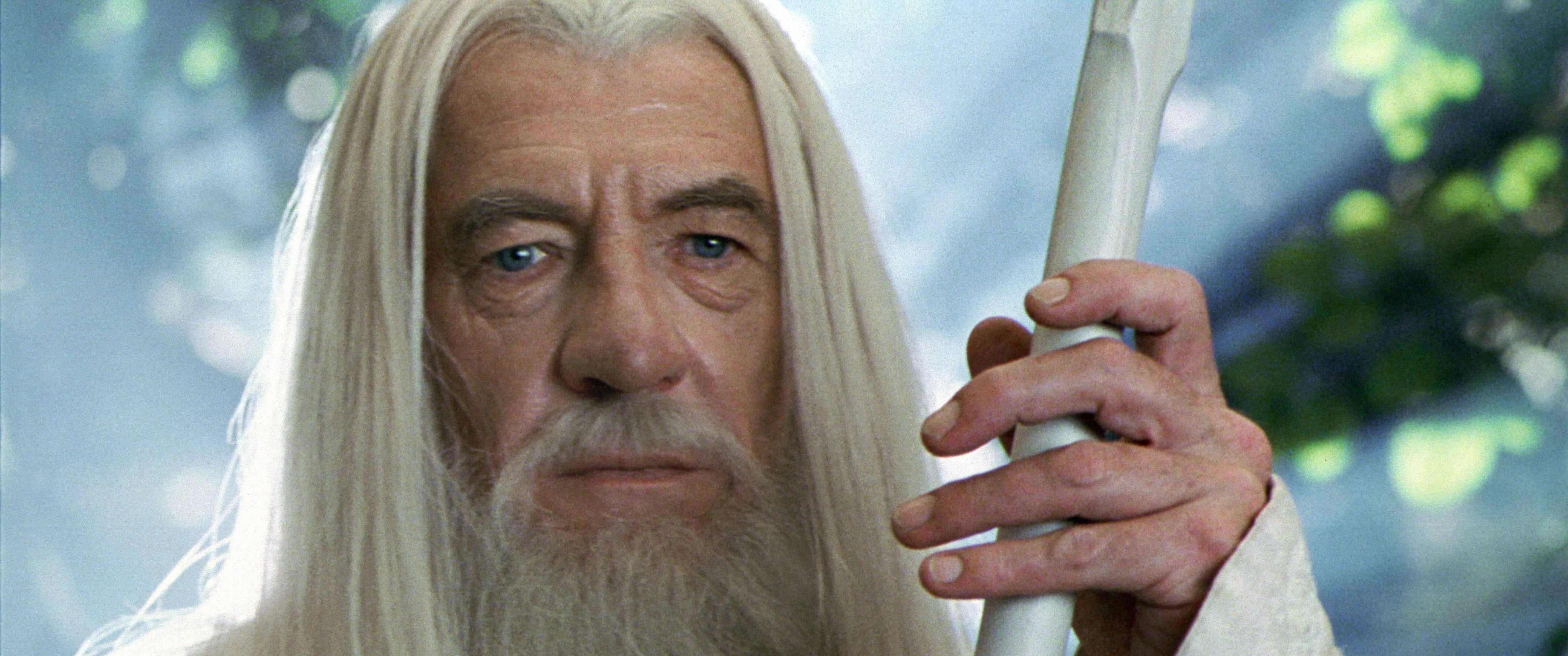 Sir Ian McKellen as Gandalf The White Lord of the Rings Peter Jackson
