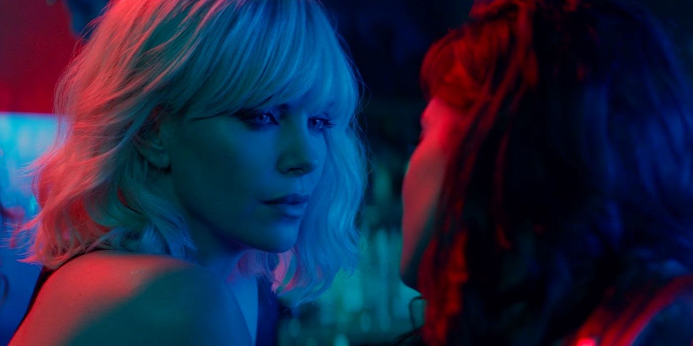 Sofia Boutella and Charlize Theron in Atomic Blonde