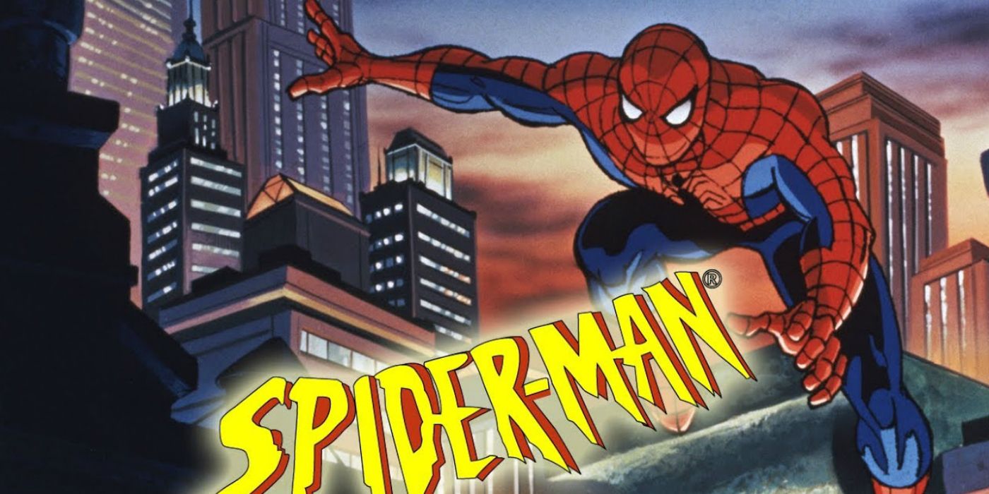 Spider-Man and the logo of his '90s show.