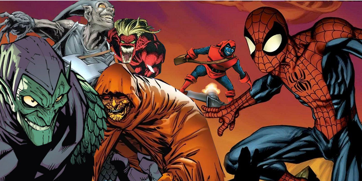 Spider-Man Marvel goblins Green Goblin Hobgoblin Grey Proto-Goblin Osborn Kingsley