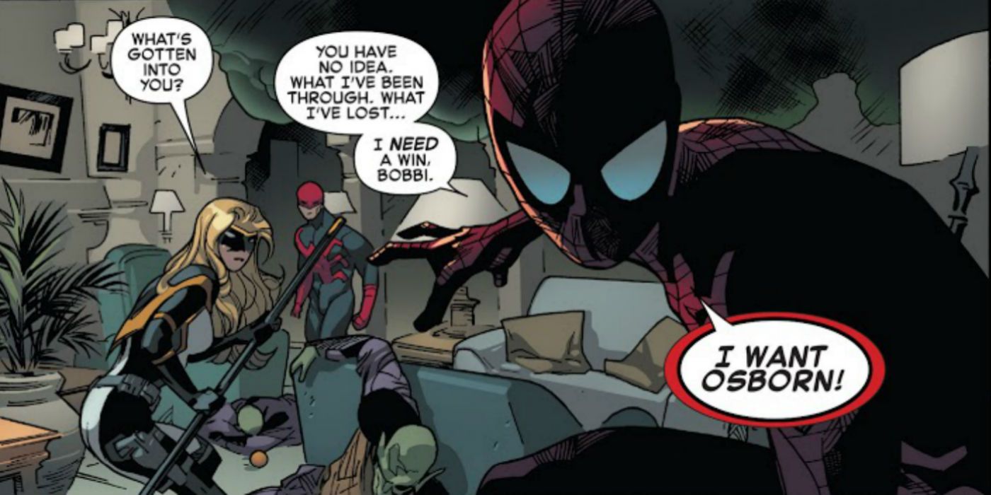 Spider-Man obsessed with Norman Osborn Green Goblin