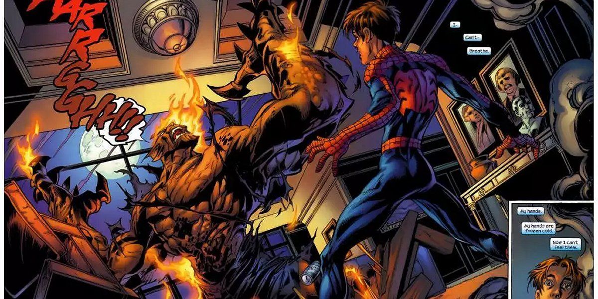 Spider-Man vs Ultimate Hobgoblin Harry Osborn Marvel
