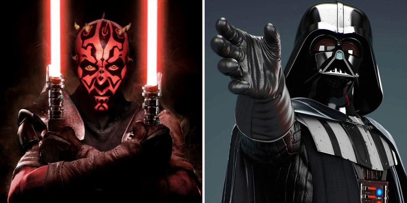 Star Wars Darth Maul and Darth Vader