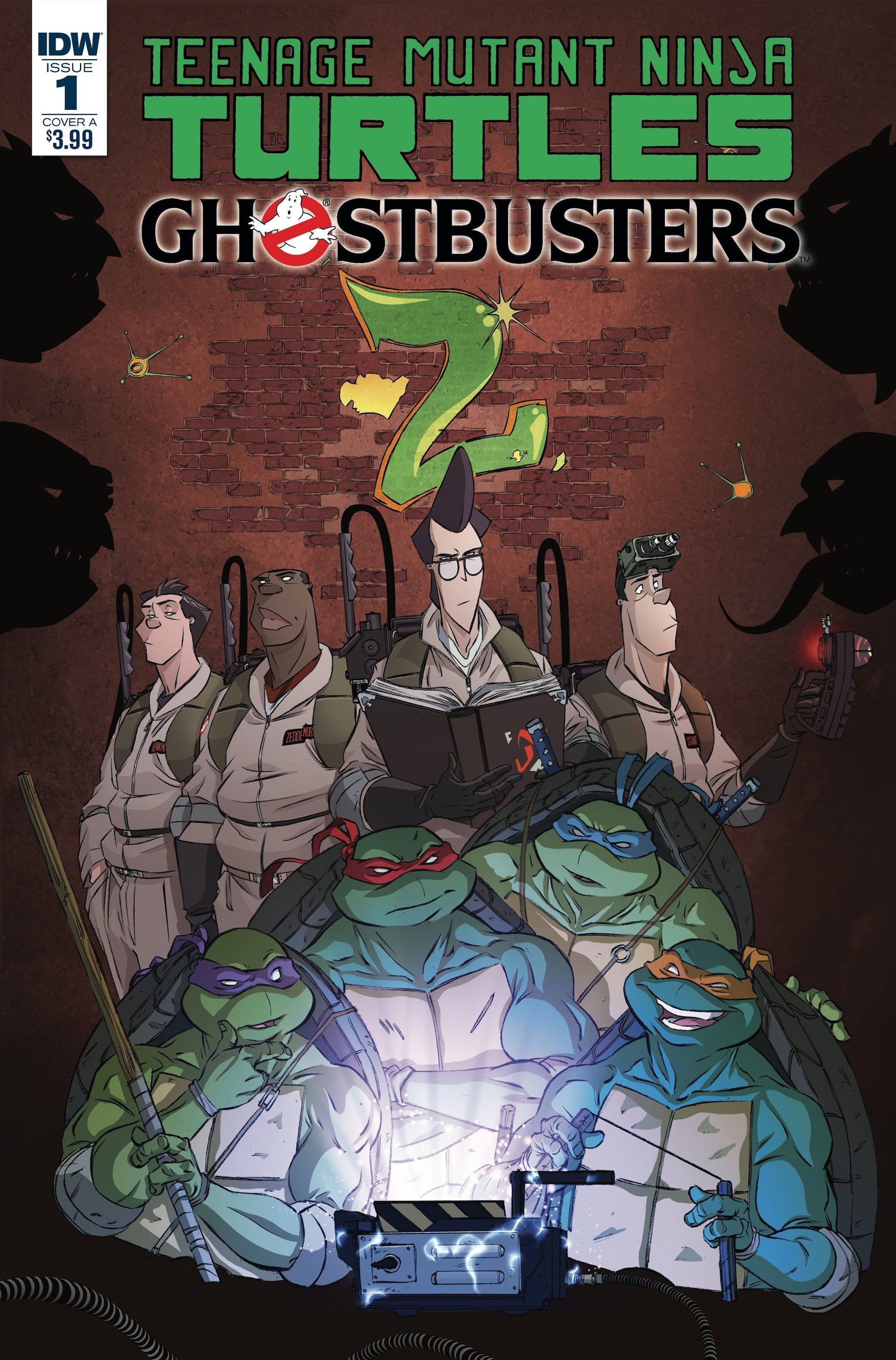 Teenage Mutant Ninja Turtles Ghostbusters IDW Cover