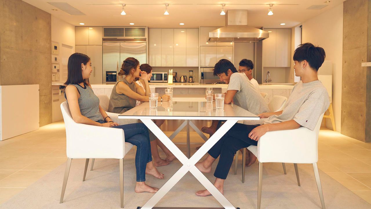 Terrace House Cast Sitting At Table