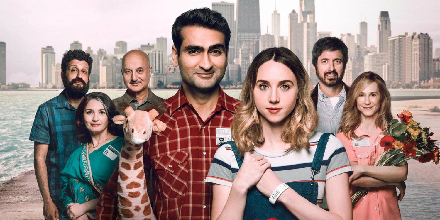 A promotional still of the cast from The Big Sick. 