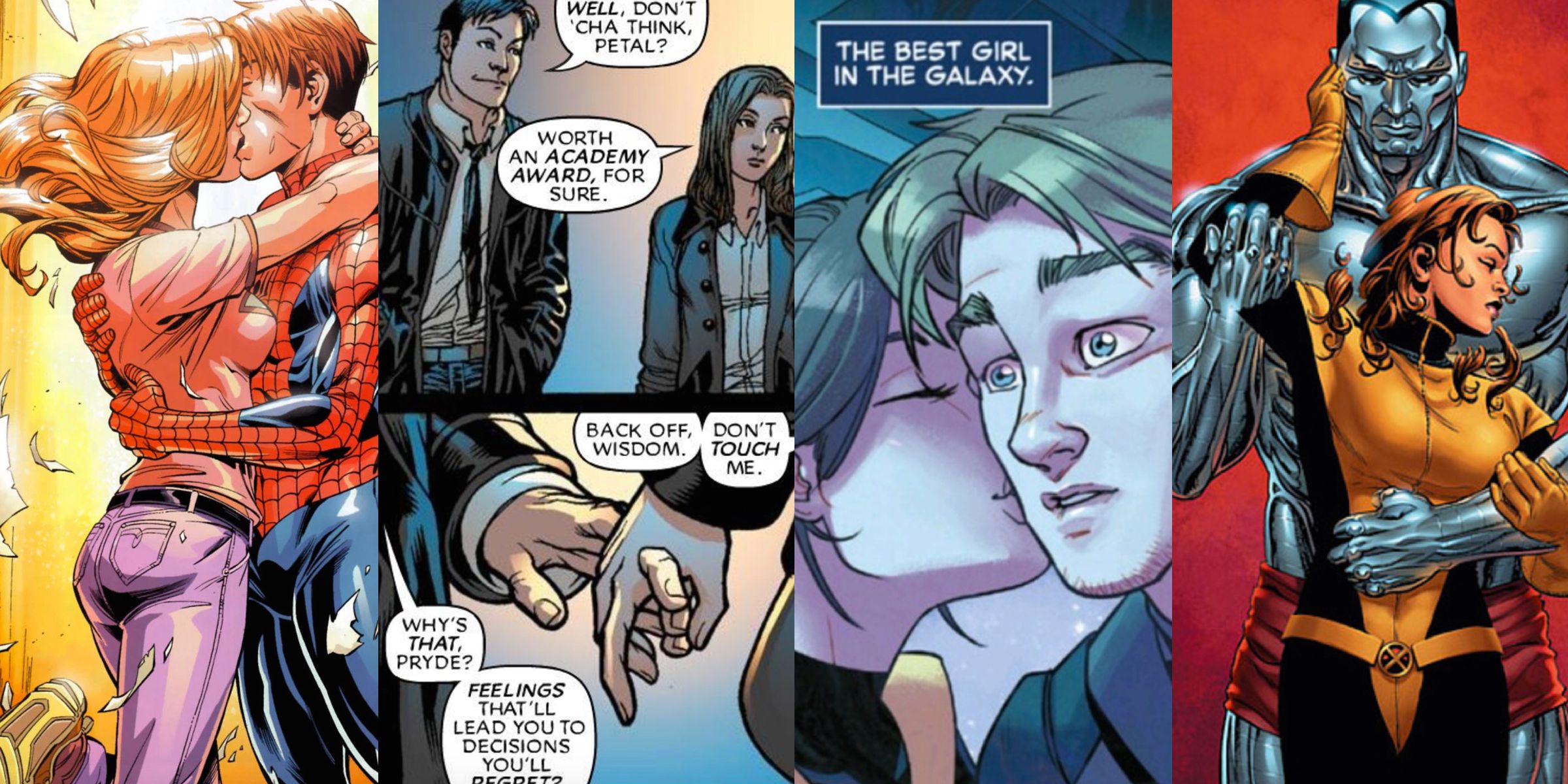 The Many Loves of Kitty Pryde Peter Parker Pete Wisdom Peter Quill Piotr Rasputin