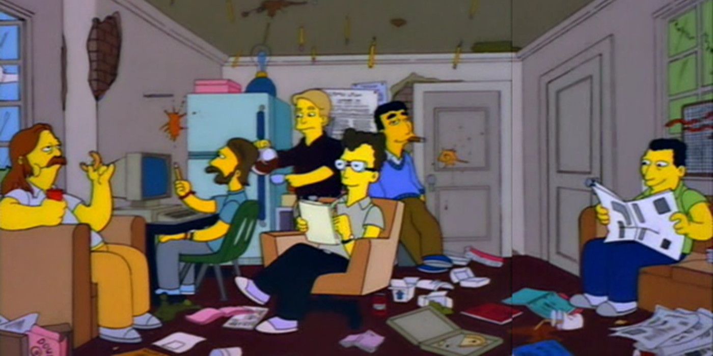 The Simpsons writers room