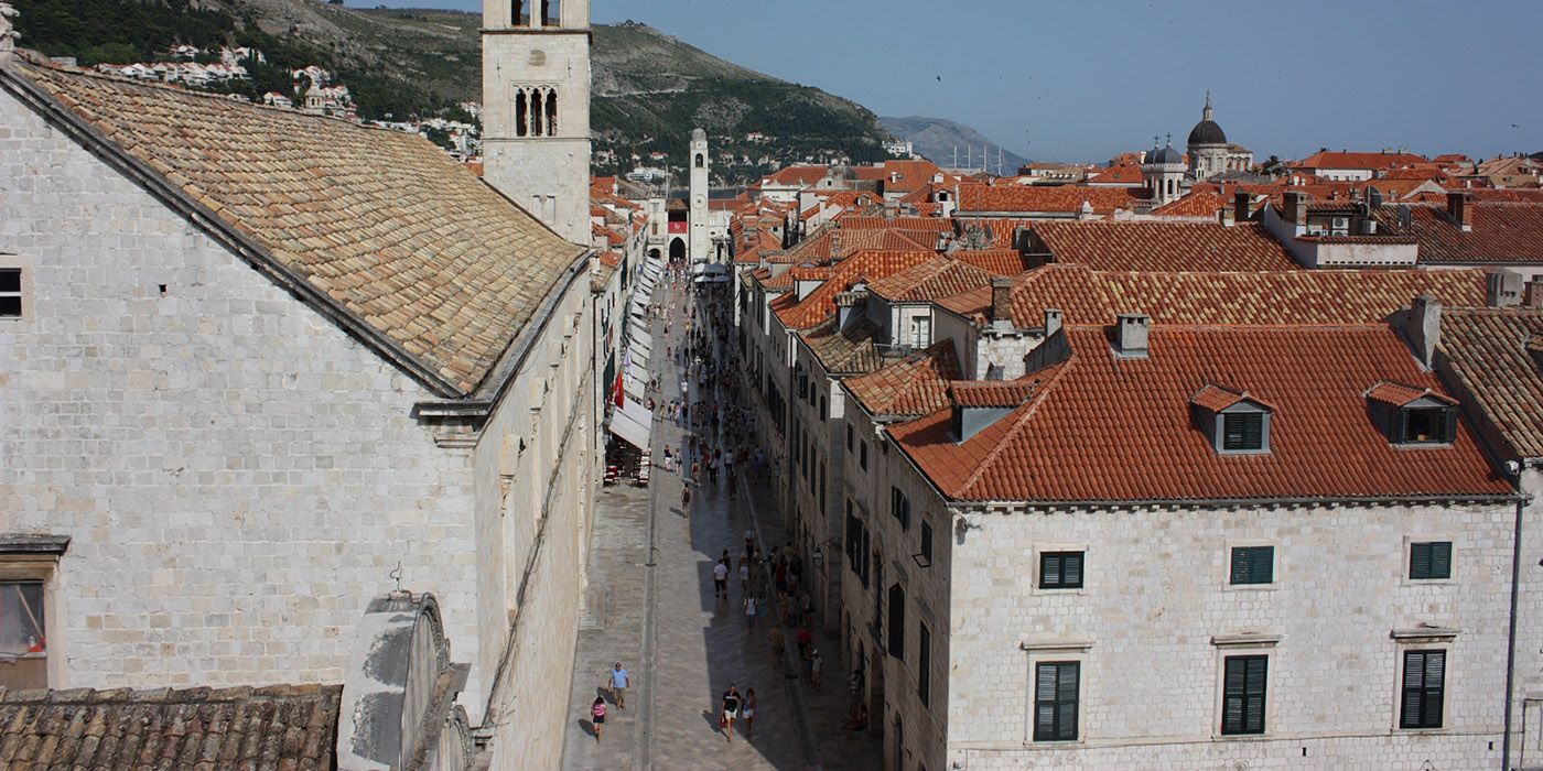 The Stradun in Dubrovnik, Croatia (photo by János Tamás)