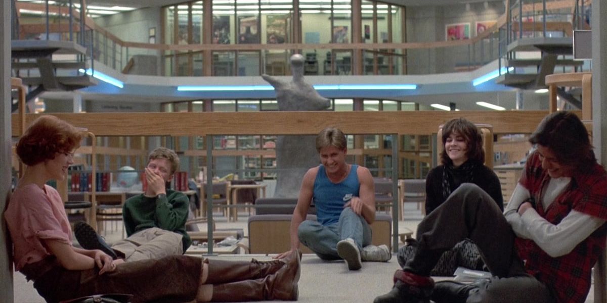 The group in detention in The Breakfast Club