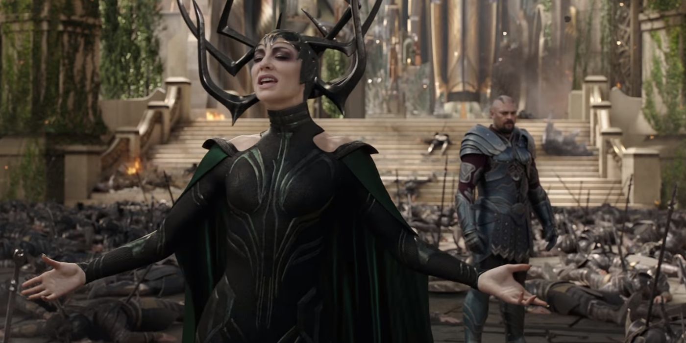 Hela kills the Asgardian army in Thor: Ragnarok