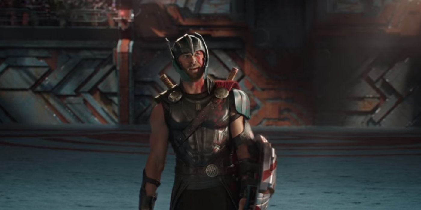 Thor in the arena in Thor Ragnarok 