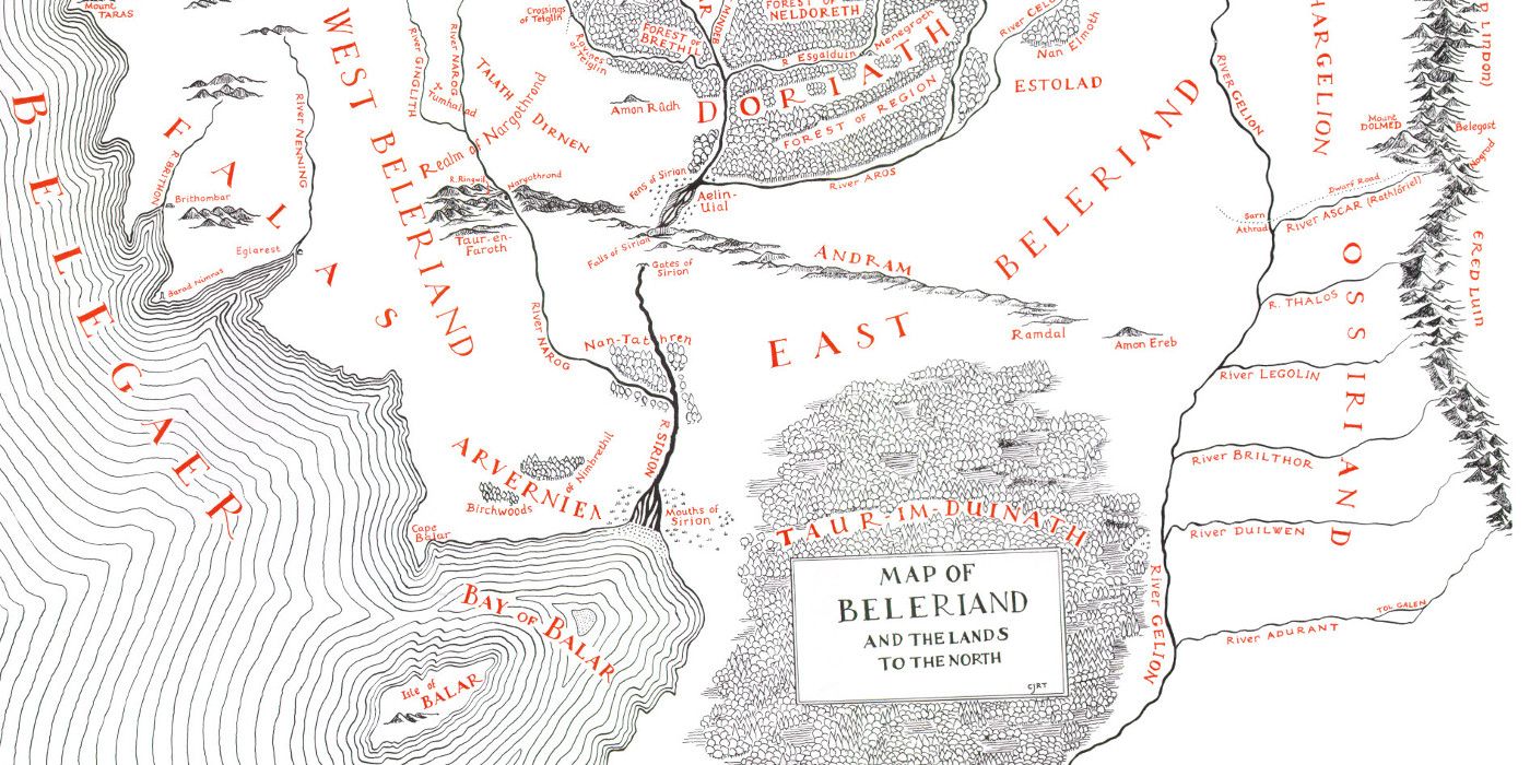 beleriand map