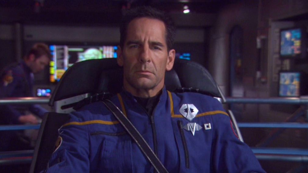 Captain Archer looking glum in Star Trek: Enterprise