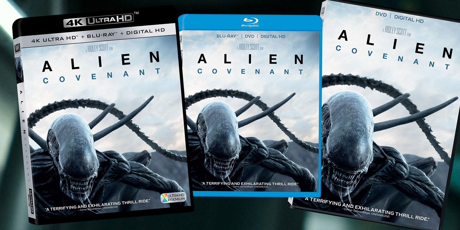 Alieni Covenant DVD Blu-Ray 4K UHD