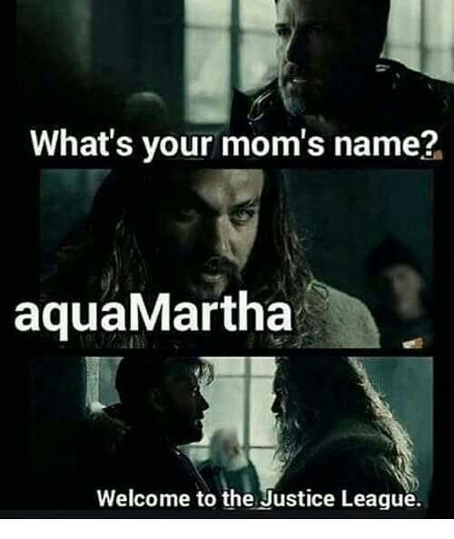 AquaMartha Justice League Batman and Aquaman