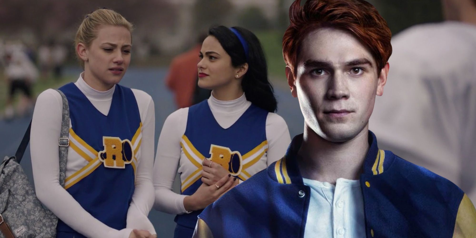 Archie, Betty, and Veronica on Riverdale