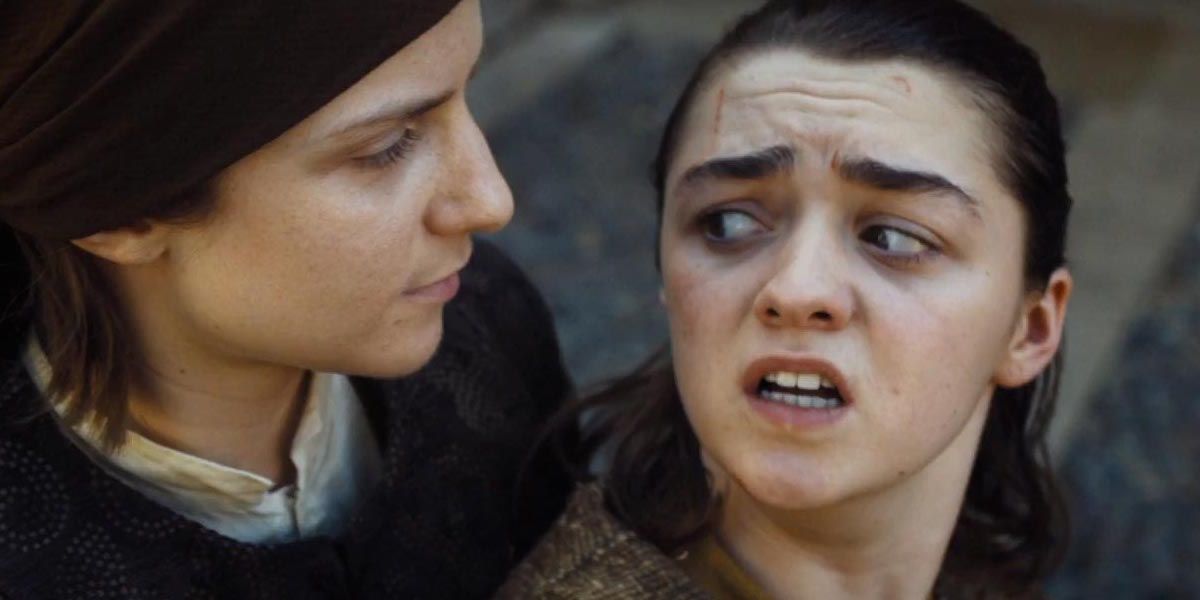 Arya Stark and the Waif in Braavos