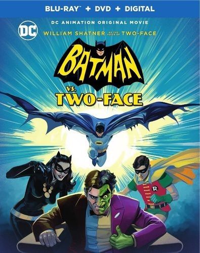 Batman vs Two Face DVD Blu Ray cover