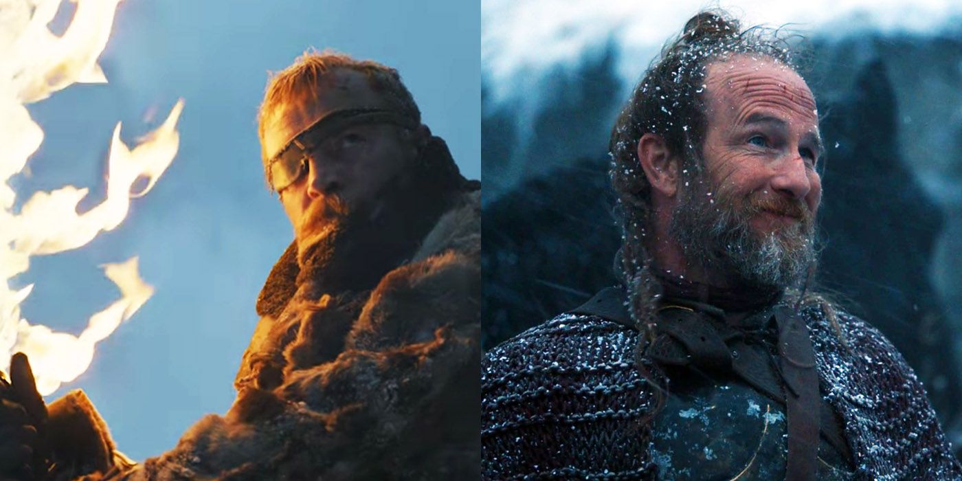 Beric Dondarrion and Thoros of Myr on Game of Thrones