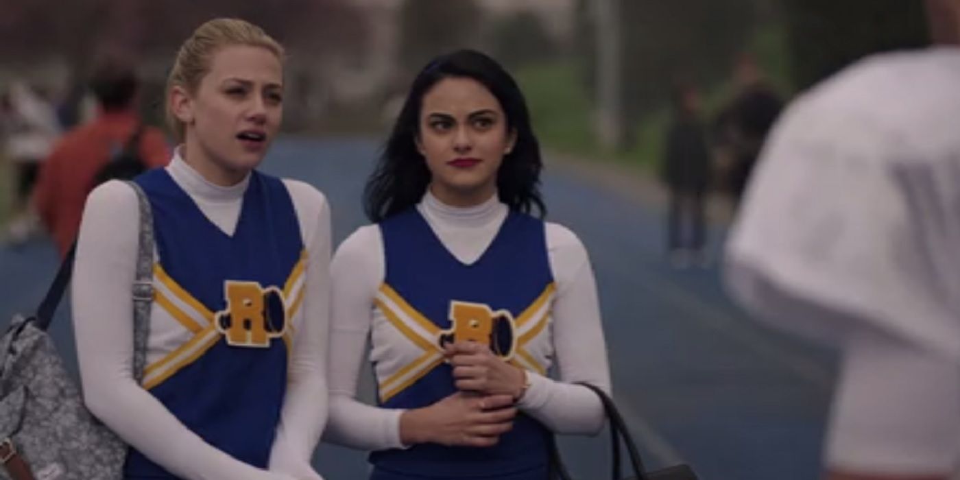 Camila Mendes and Lili Reinhart as Betty and Veronica on Riverdale