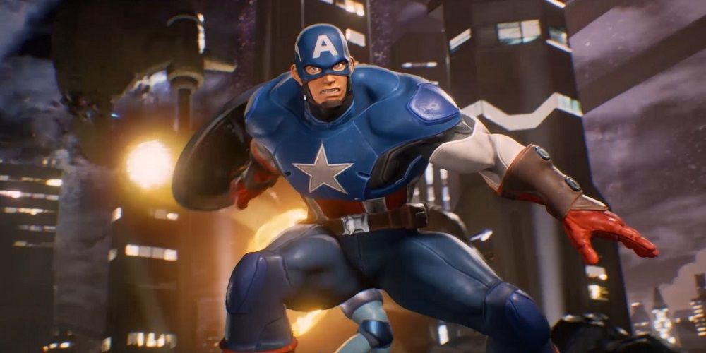Captain America In Marvel vs. Capcom Infinite