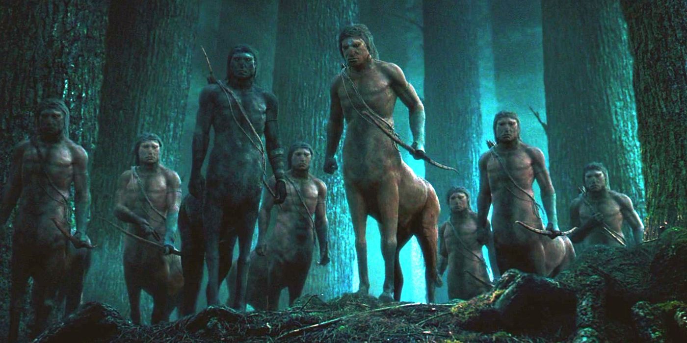 Centaurs in the forest in Harry Potter and the Order of the Phoenix