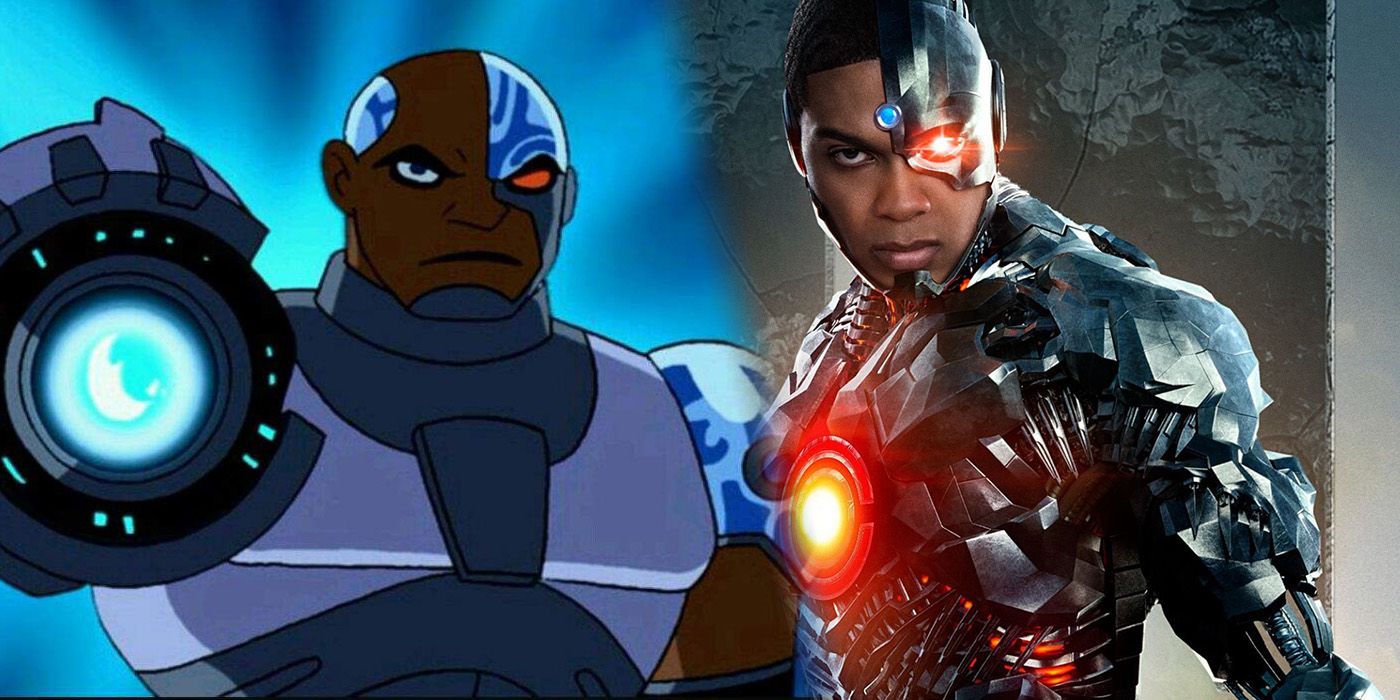 Cyborg in Teen Titans and Ray Fisher in Justice League