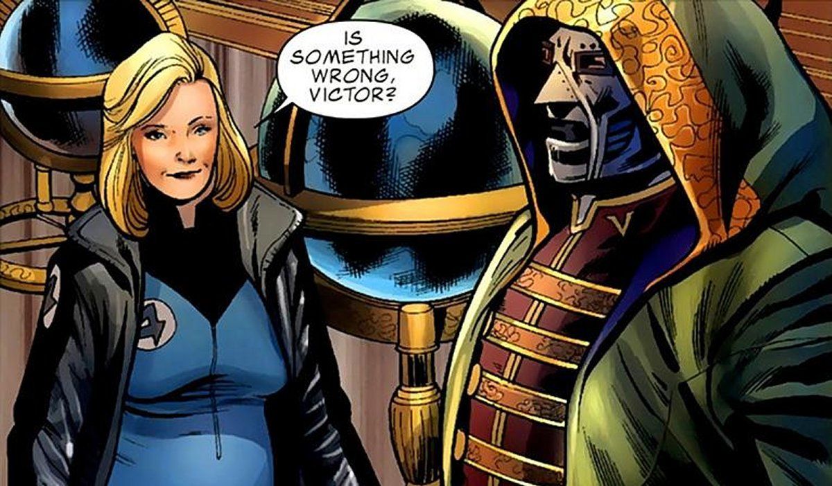 Doctor Doom Sue Storm Fantastic Four Invisible Woman