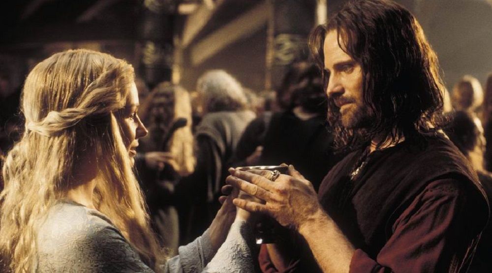 Eowyn and Aragorn in Lord of the Rings