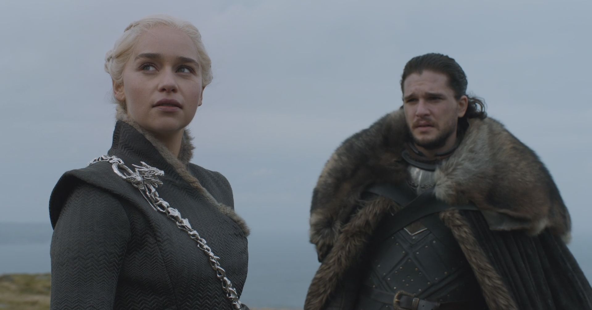 Game of Thrones Daenerys Jon Snow in Eastwatch