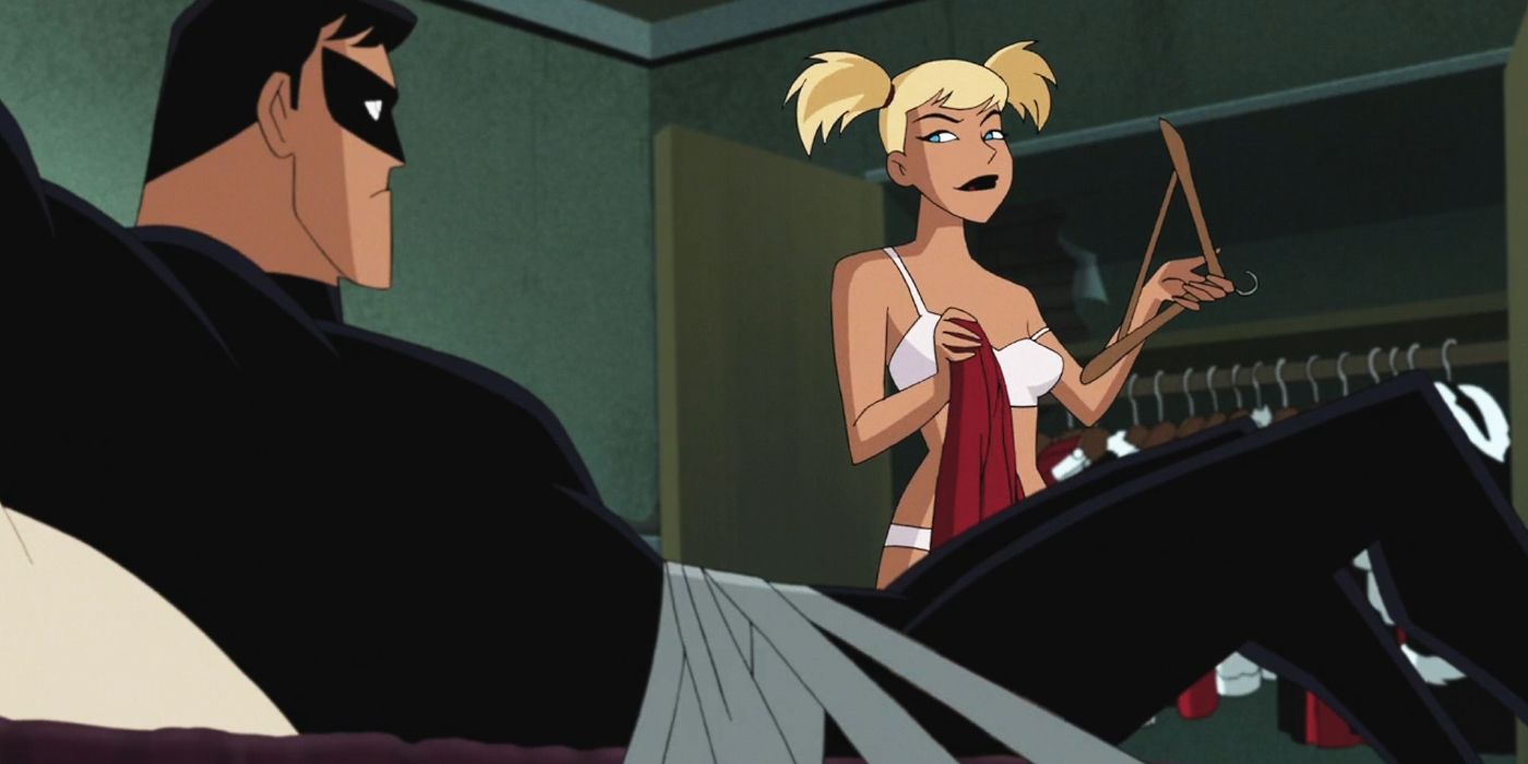 Harley Quinn Undressing Nightwing