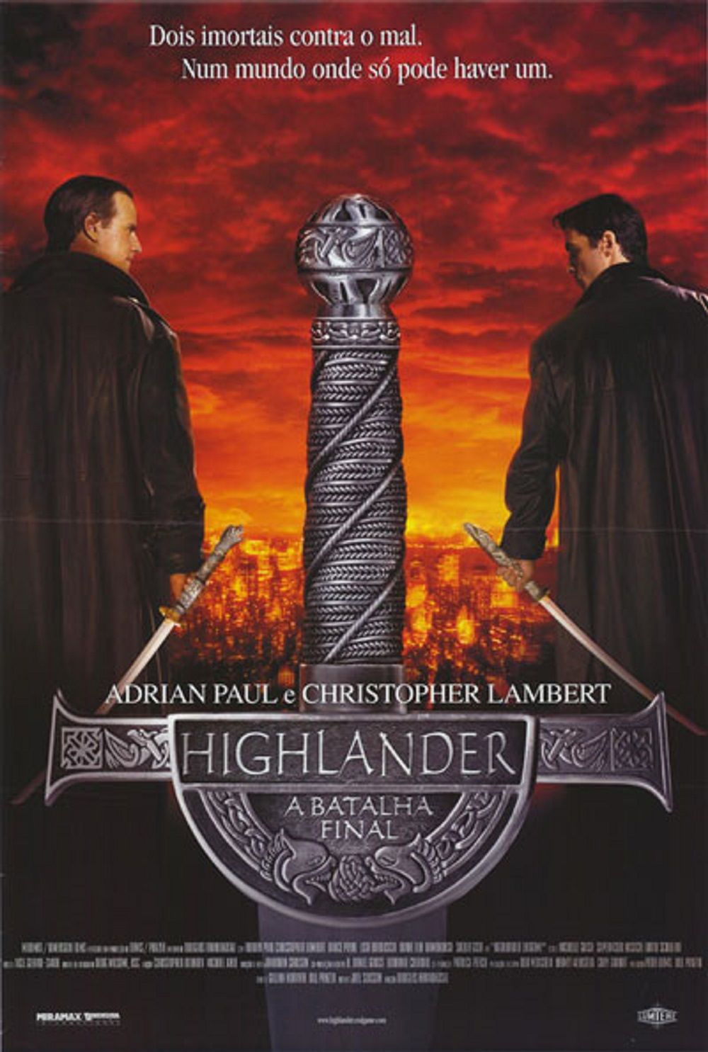 Highlander movie poster mistake