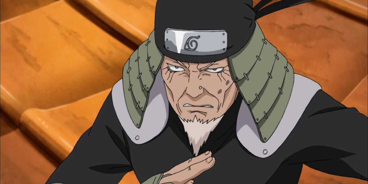 Hiruzen Sarutobi in battle in Naruto