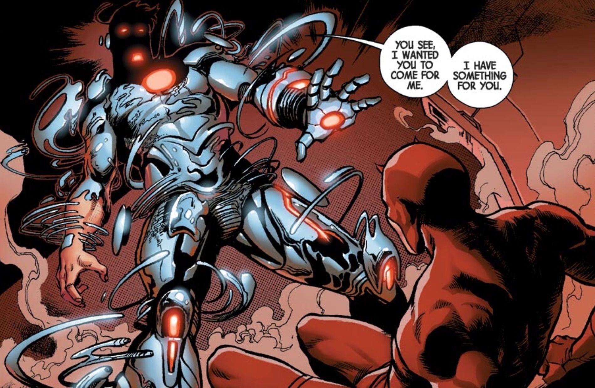 Iron Man's Endosym suit in Superior Iron Man 2