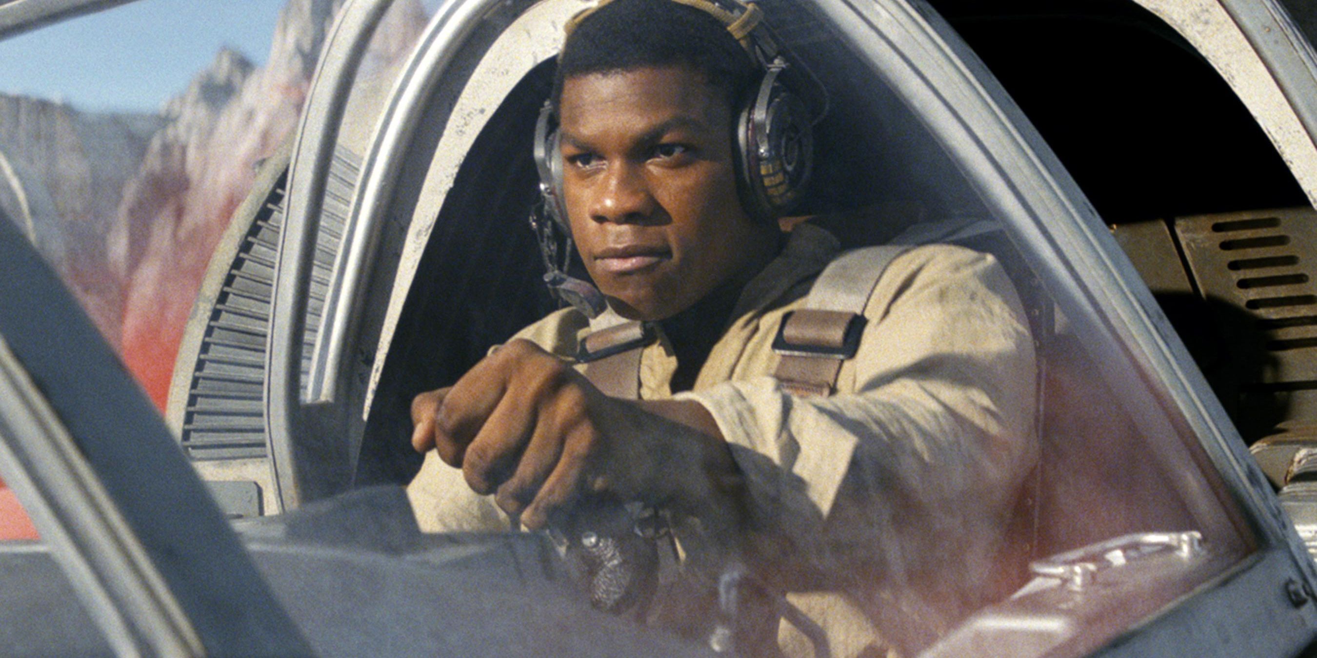 John Boyega as Finn in Star Wars The Last Jedi