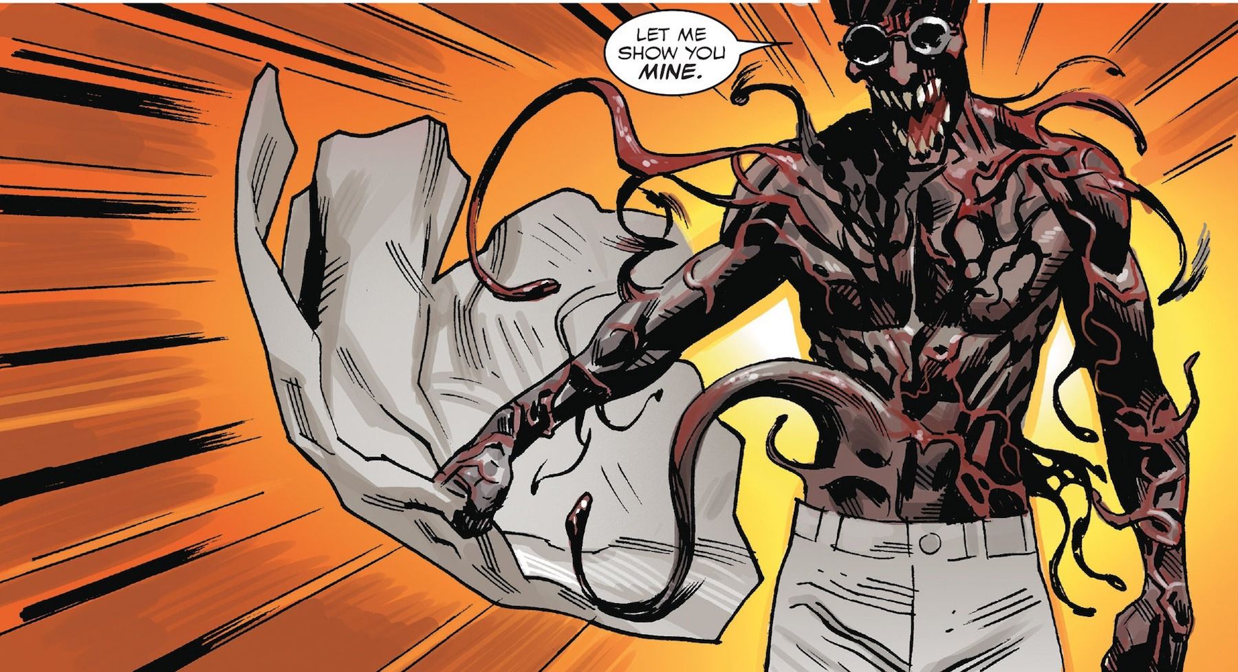 Karl Malus as symbiote hybrid in Captain America Sam Wilson 3