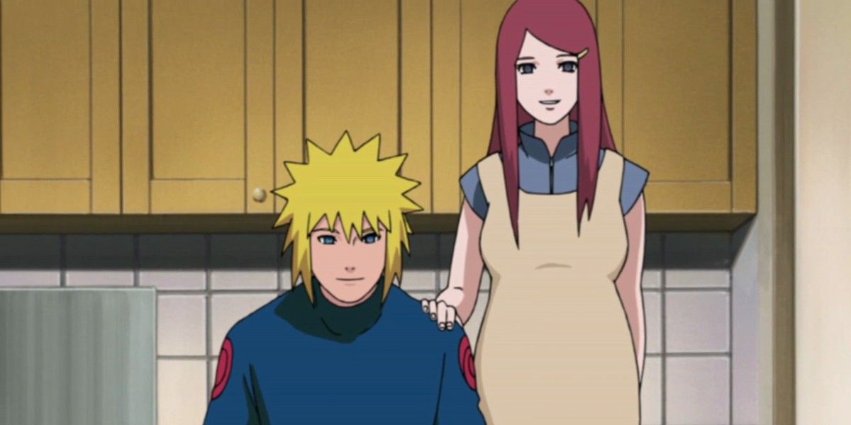 Kushina and Minato in Naruto