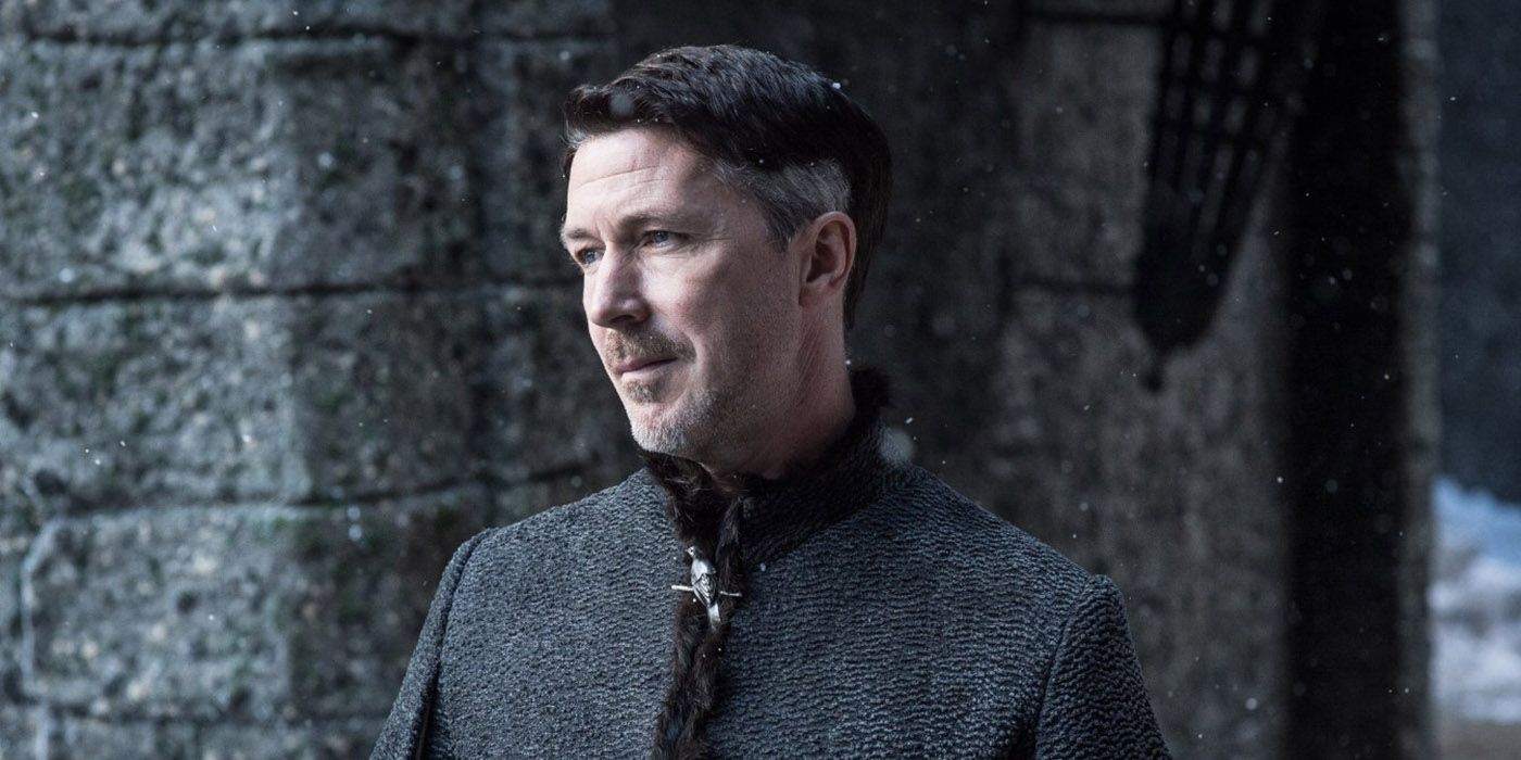 Littlefinger at Winterfell on Game of Thrones
