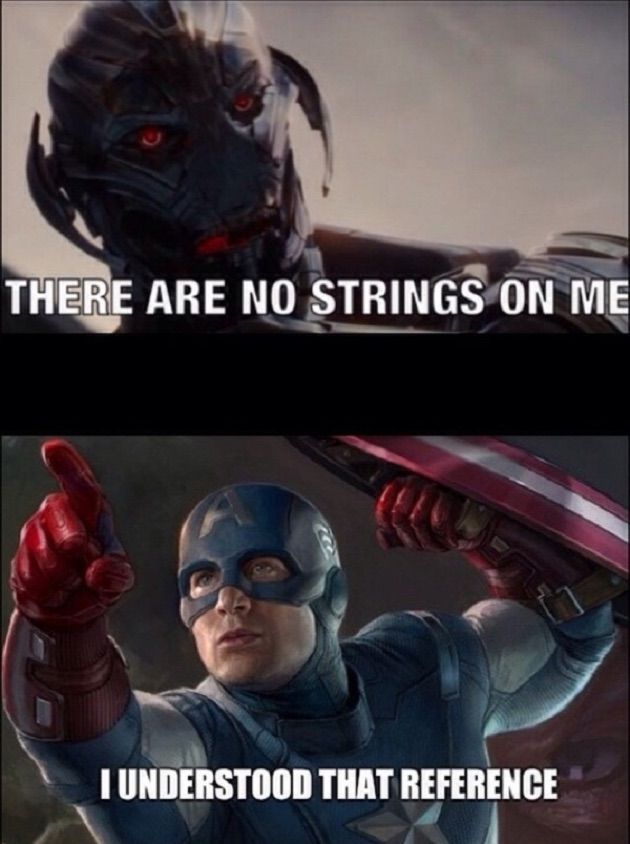 MCU memes Captain America understood that reference Ultron Pinocchio