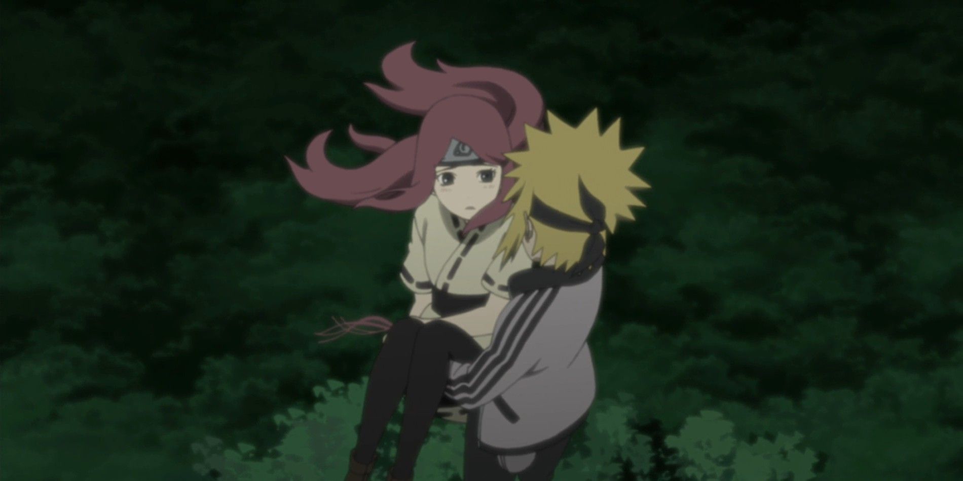 Minato and Kushina in Naruto