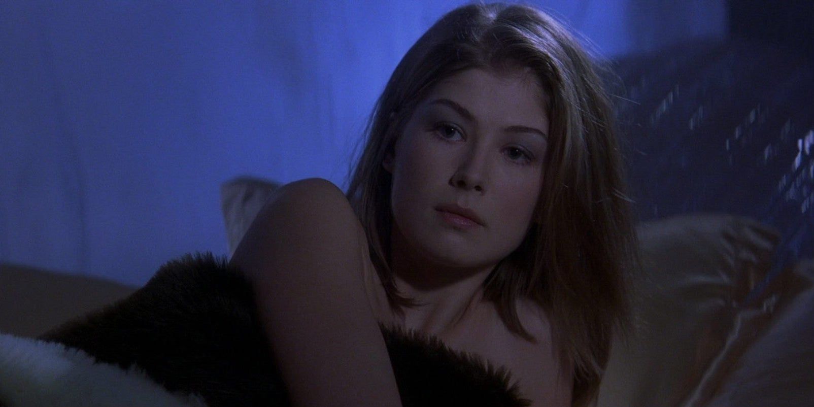 Miranda Frost in bed in Die Another Day