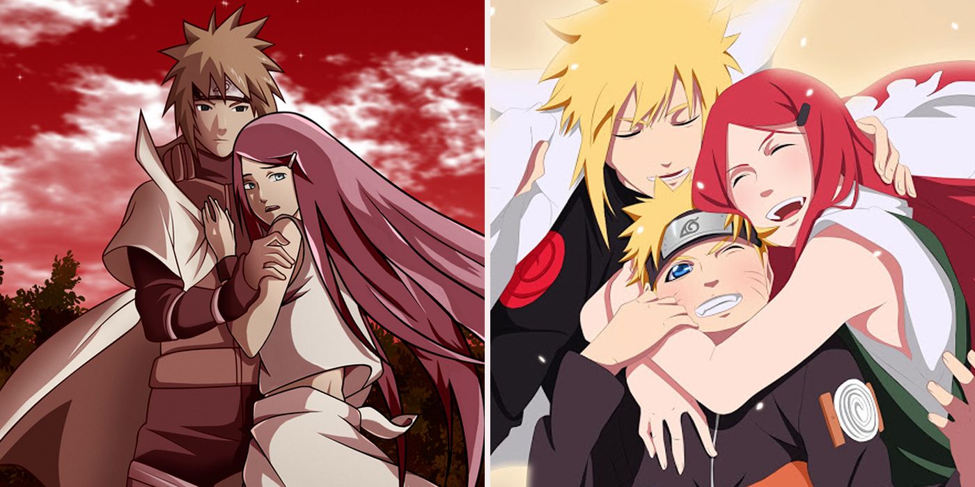 Minato and Kushina in Naruto