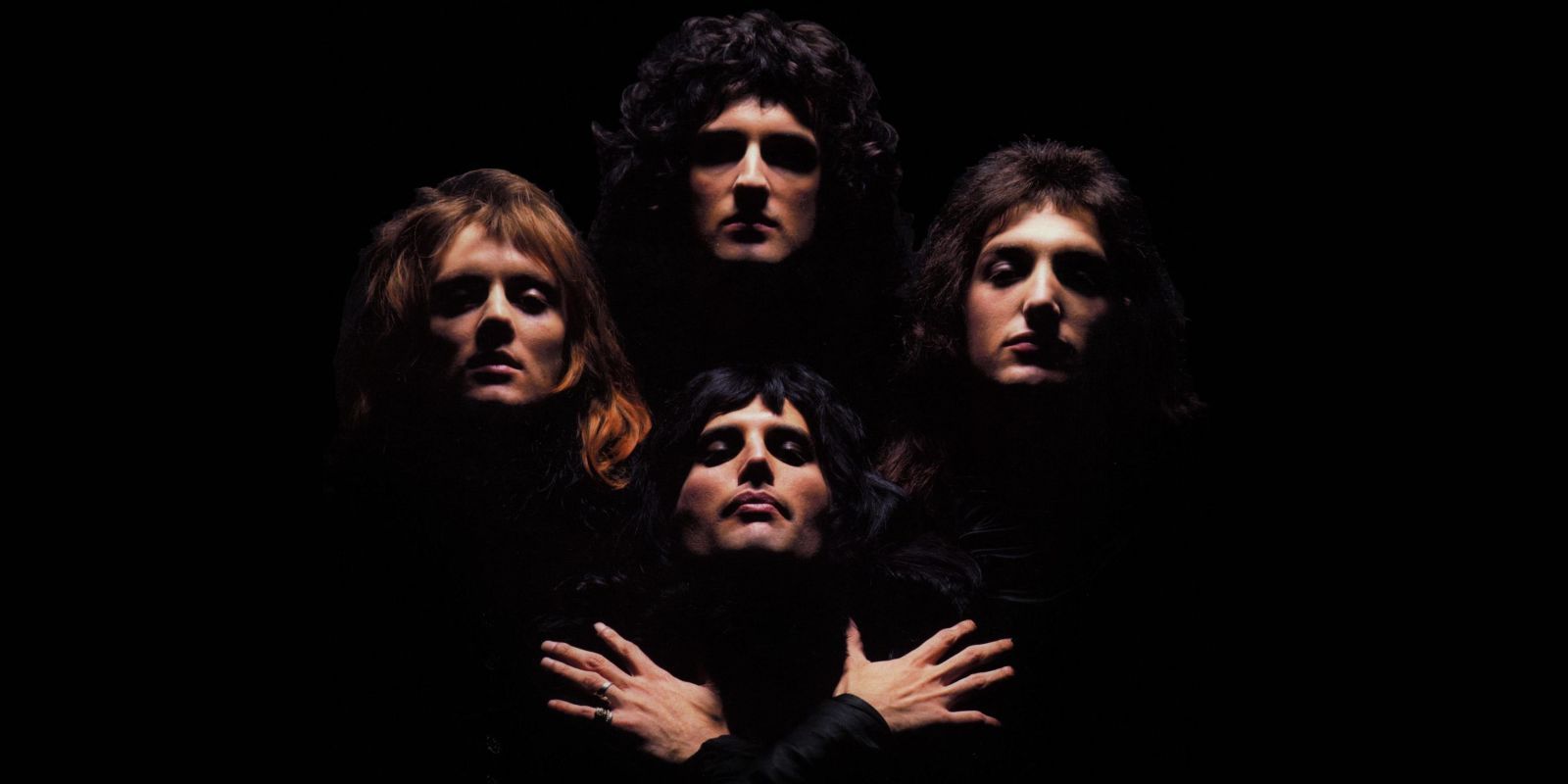 Queen in the Bohemian Rhapsody music video